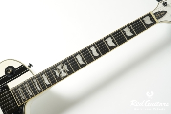 IRON CROSS -James Hetfield Signature Model- Snow White w/Black Stripe